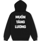 Áo Hoodie Nỉ Hai Da Muốn Tăng Lương