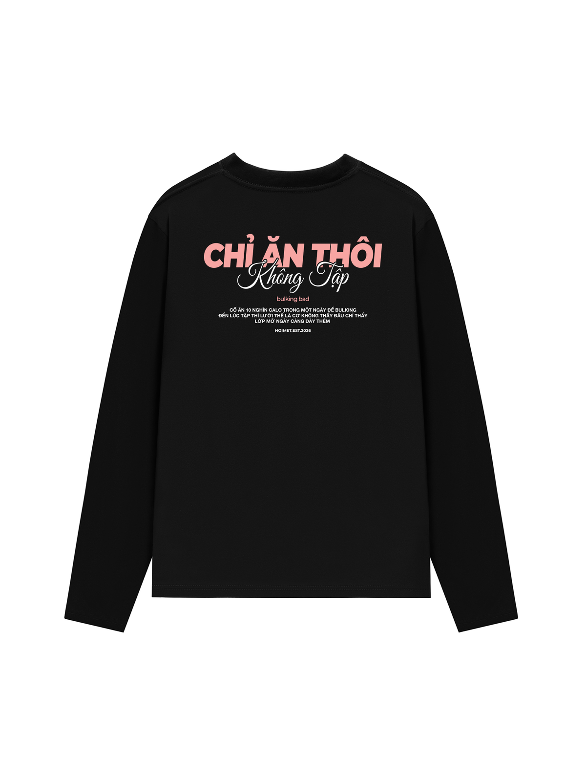 Áo Dài Tay Chỉ Ăn Không Tập