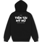 Áo Hoodie Nỉ Hai Da Tiền Tài Mỹ Nữ