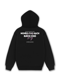 Áo Hoodie Nỉ Hai Da Nghèo Cho Sạch
