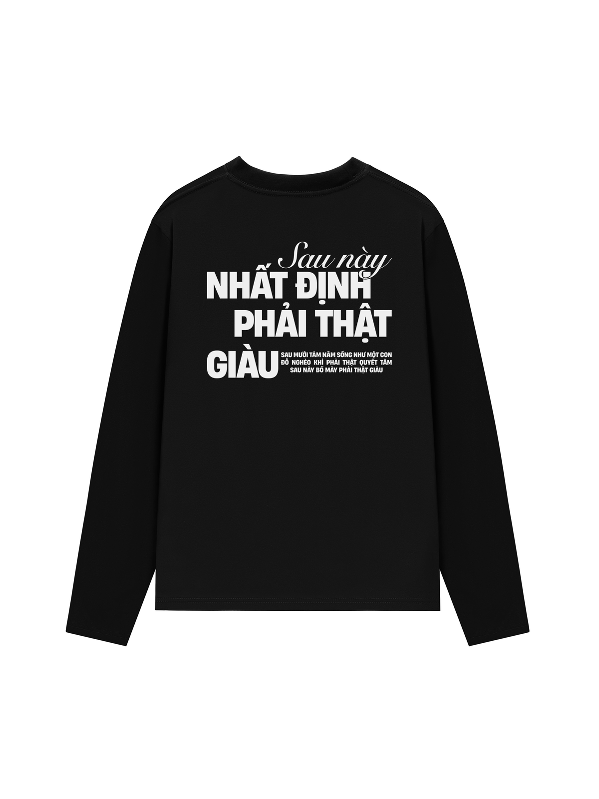 Áo Dài Tay Phải Thật Giàu
