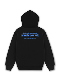 Áo Hoodie Nỉ Hai Da Mèo Cười Nhiều Hơn