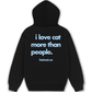 Áo Hoodie Nỉ Hai Da I Love Cat