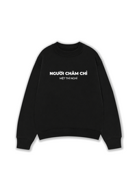 Áo Sweater Nỉ Hai Da Người Chăm Chỉ