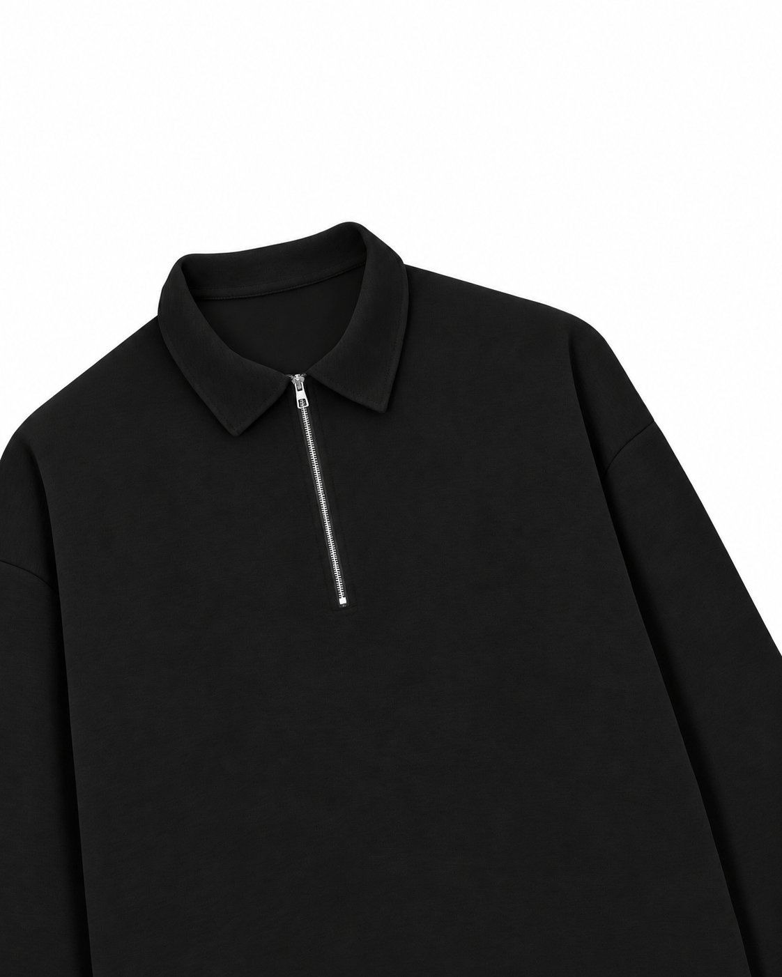 Áo Sweater Polo Nỉ Hai Da Hơi Mệt Basic