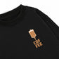 Áo Sweater Nỉ Hai Da  Blood Type Is Coffee