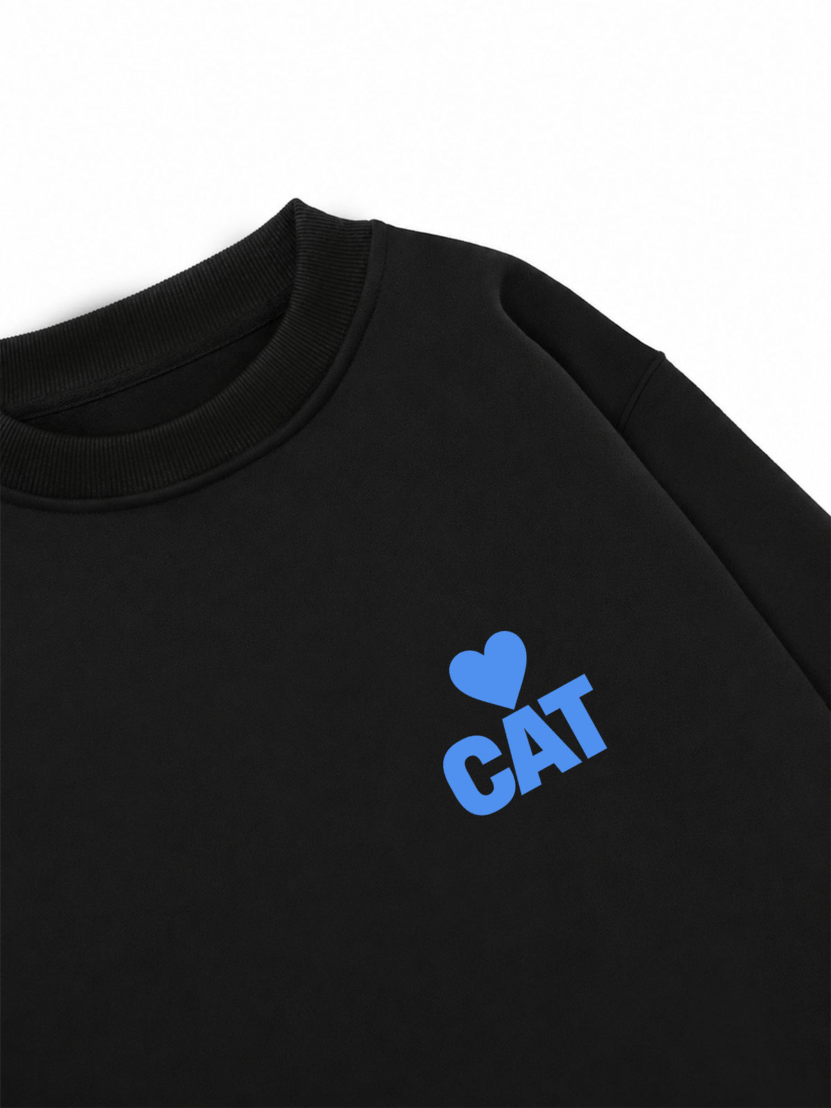 Áo Sweater Nỉ Hai Da Mèo Cười Nhiều Hơn