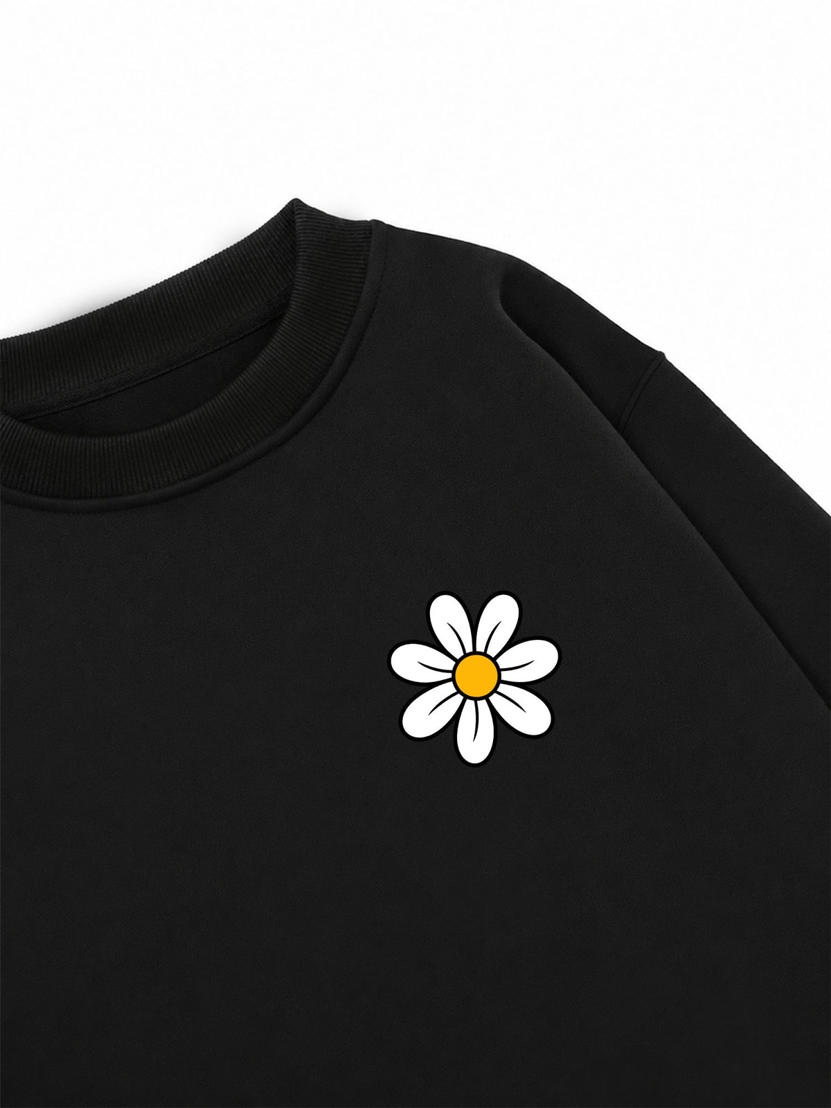 Áo Sweater Nỉ Hai Da Hoa Khó Trồng
