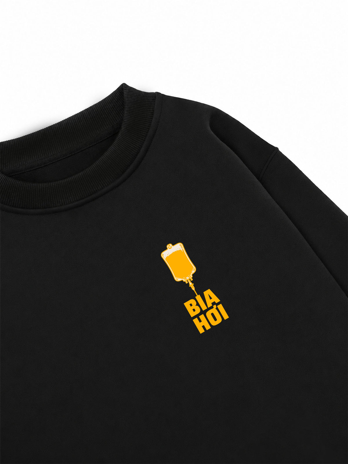 Áo Sweater Nỉ Hai Da Blood Type Is Bia Hơi