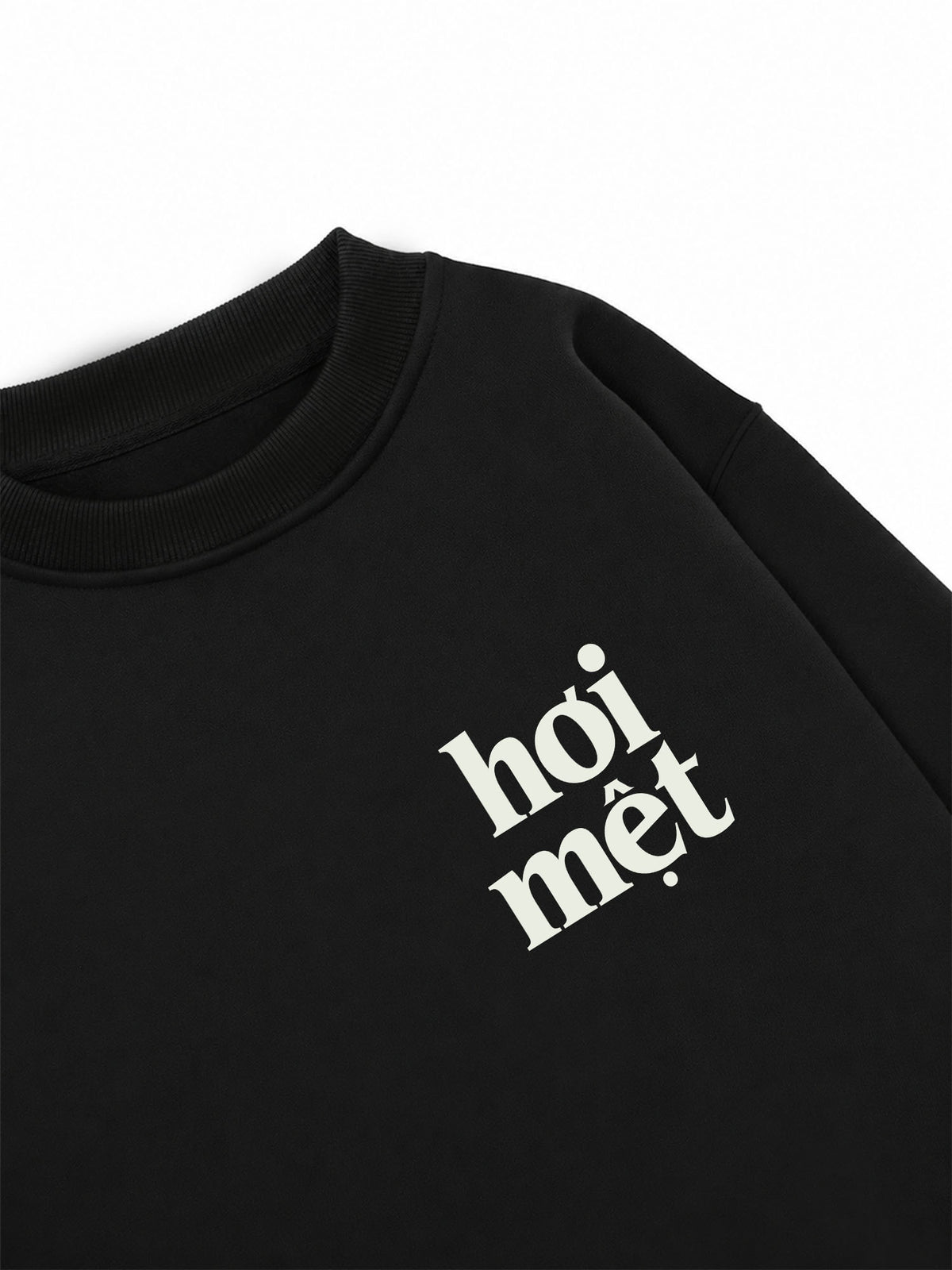 Áo Sweater Nỉ Hai Da Monday Pilates & Matcha