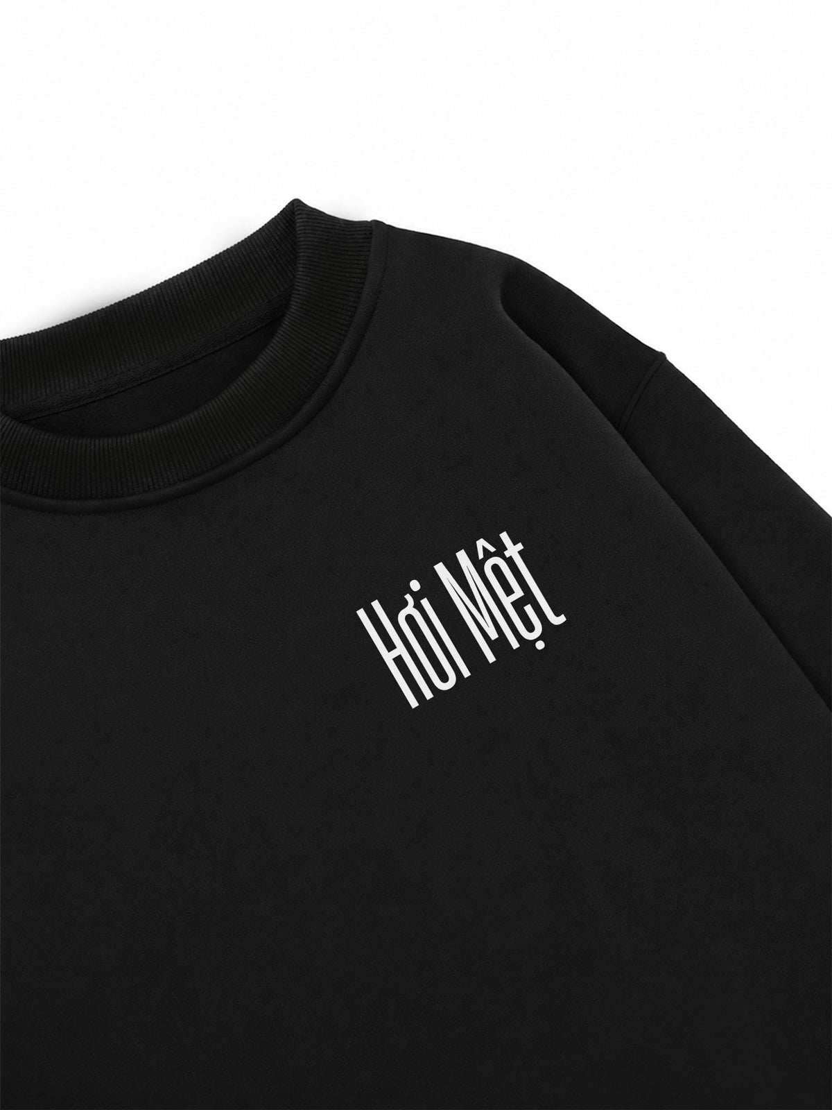 Áo Sweater Nỉ Hai Da Chỉ Gánh Mồi