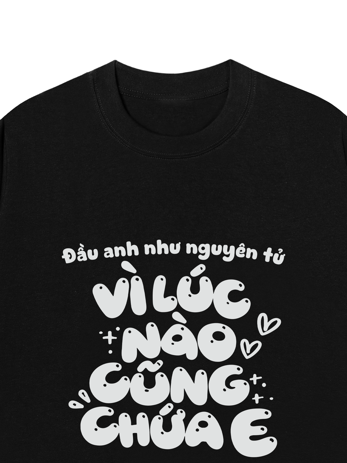 Áo Thun Relaxed Fit Đầu Anh Như Nguyên Tử