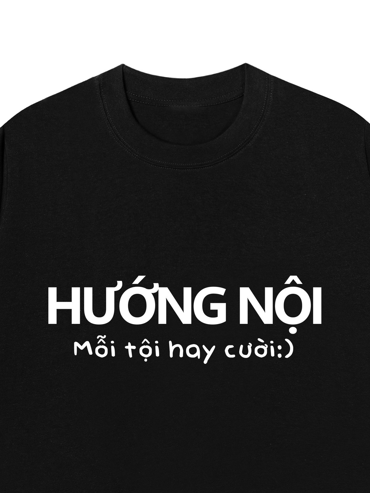 Áo Thun Relaxed Fit Hướng Nội Mỗi Tội Hay Cười