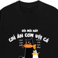 Áo Thun Relaxed Fit Đôi Môi Này Chỉ Ăn Cơm Với Cá