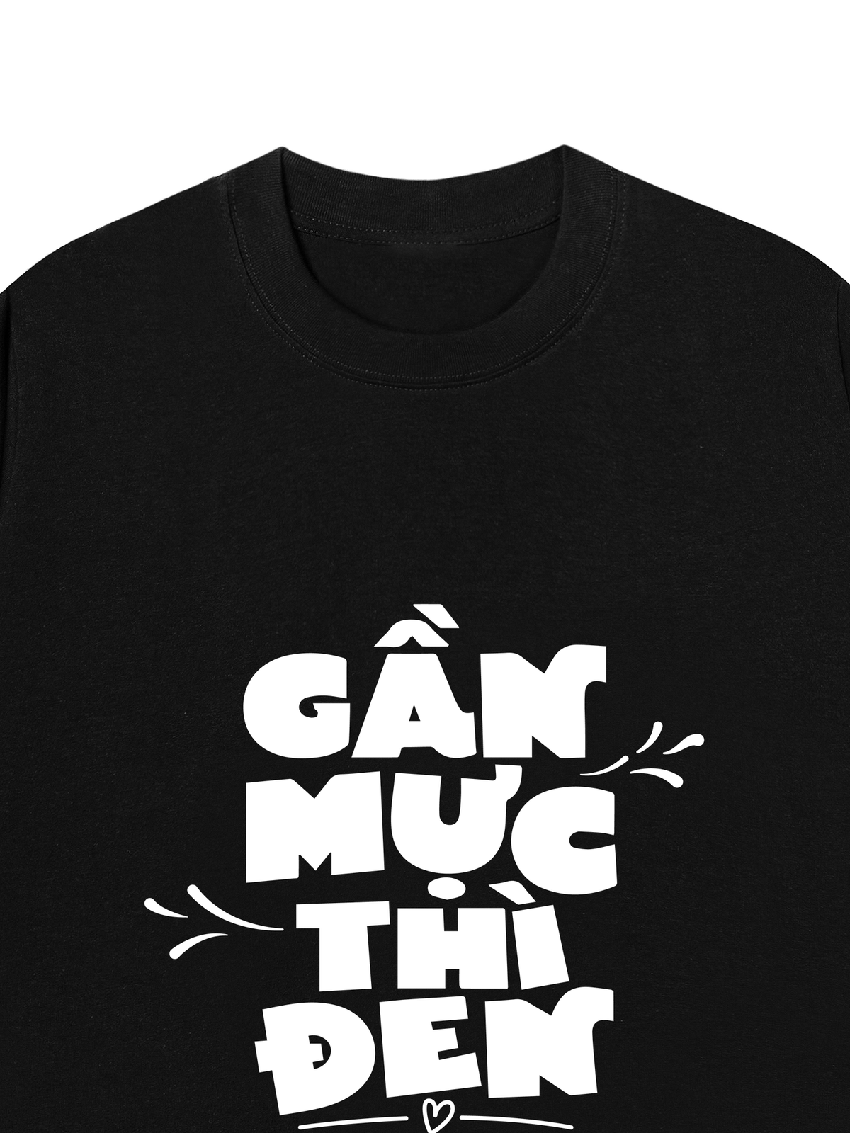 Áo Thun Relaxed Fit Gần Mực Thì Đen