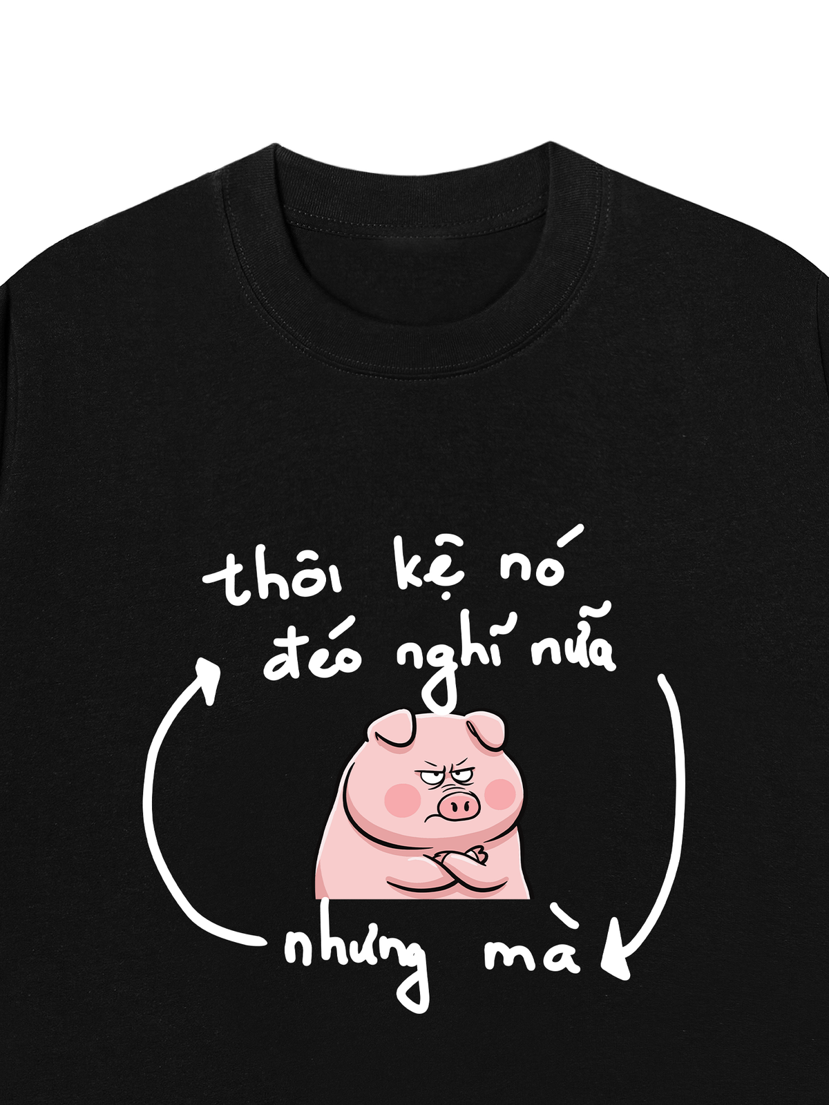 Áo Thun Relaxed Fit Thôi Kệ Nó Đéo Nghĩ Nữa