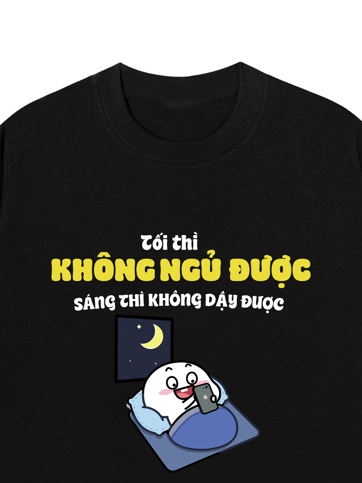 Áo Thun Relaxed Fit Tối Thì Không Ngủ Được