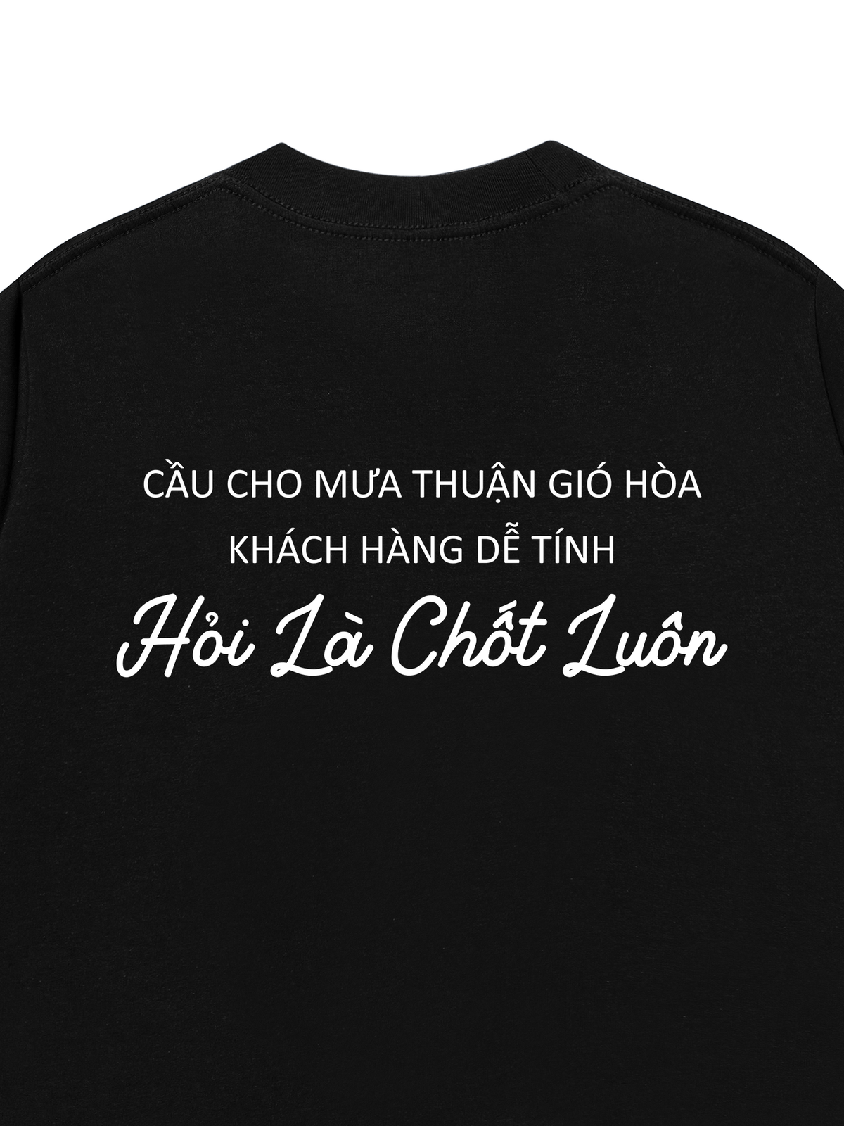 Áo Thun Relaxed Fit Cầu Cho Mưa Thuận Gió Hòa