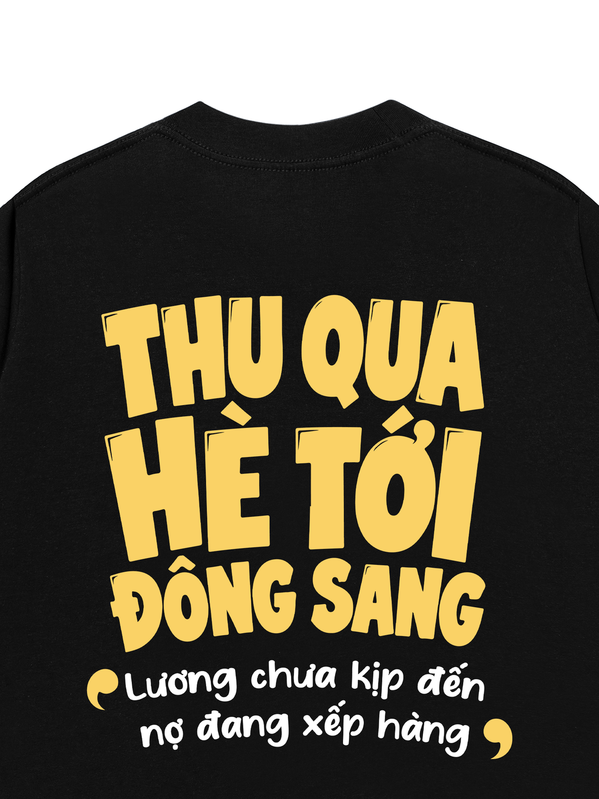 Áo Thun Relaxed Fit Thu Qua Hè Tới Đông Sang