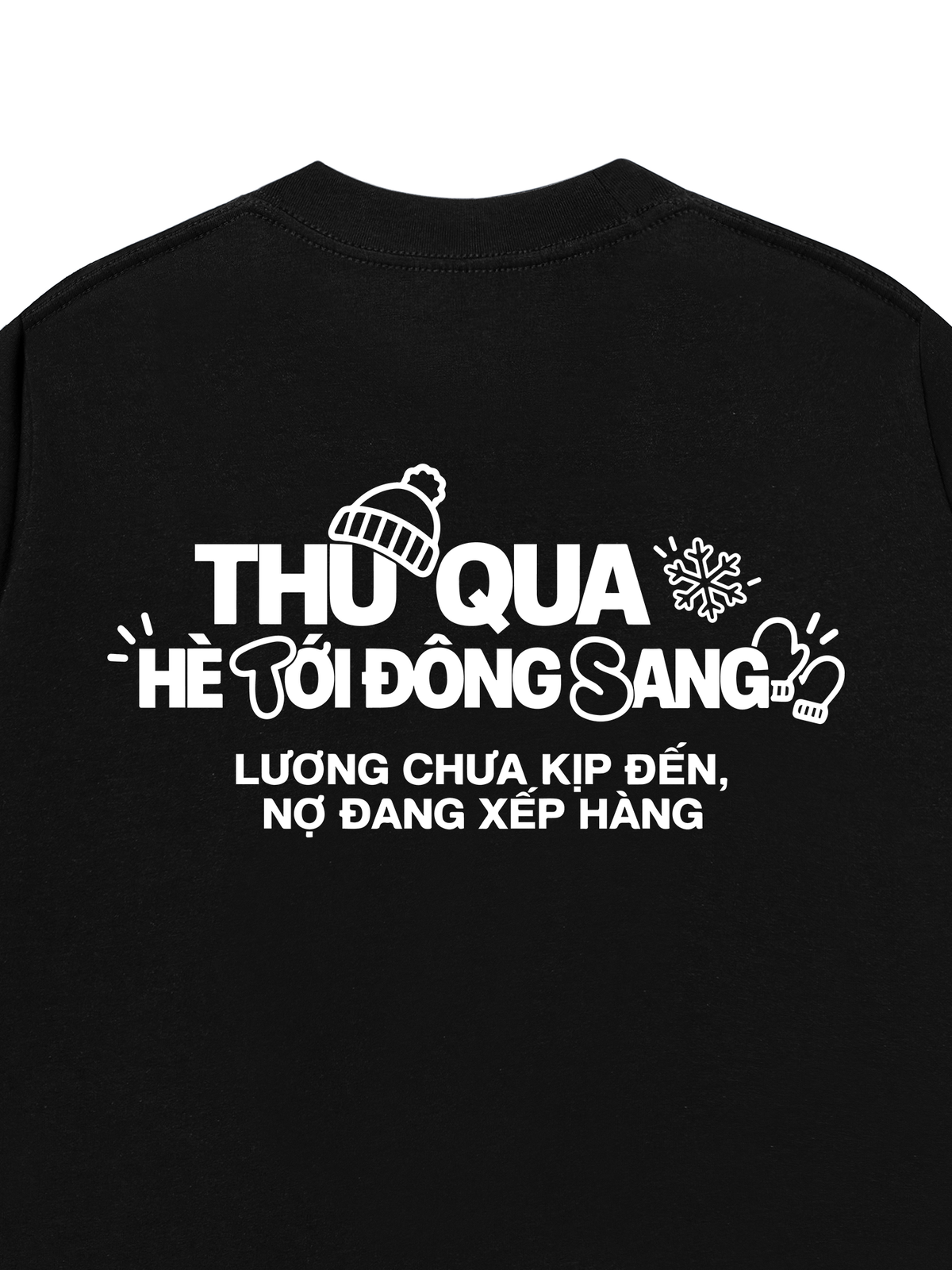 Áo Thun Relaxed Fit Thu Qua Hè Tới Đông Sang