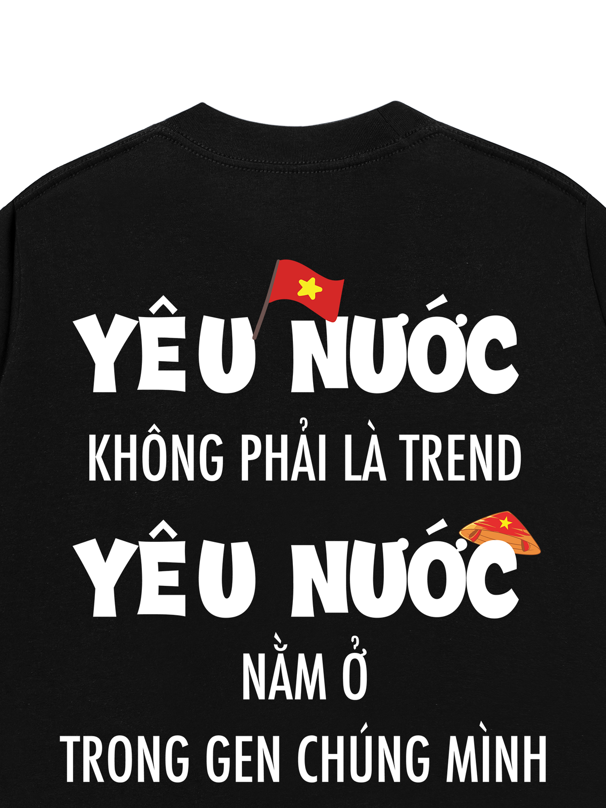 Áo Thun Relaxed Fit Yêu Nước Không Phải Là Trend