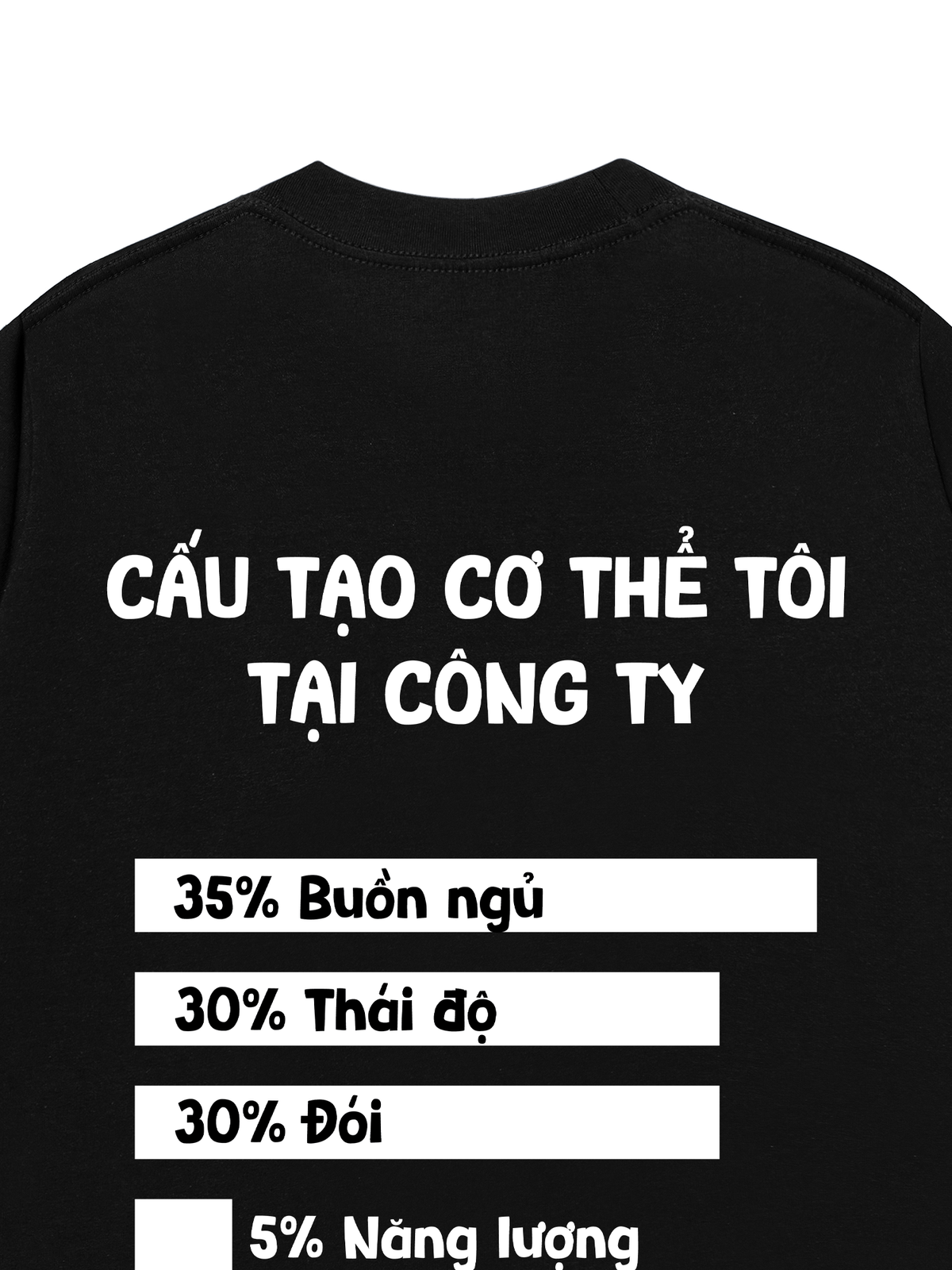 Áo Thun Relaxed Fit Cấu Tạo Cơ Thể Tôi Tại Công Ty