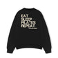 Áo Sweater Nỉ Hai Da Sleep Pilates Repeat