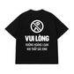 Áo Thun Relaxed Fit Vui Lòng Không Hoảng Loạn Khi Thấy Gái Xinh