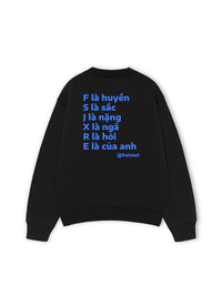 Áo Sweater Nỉ Hai Da E Là Của Anh