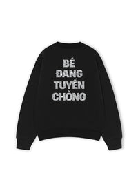 Áo Sweater Nỉ Hai Da Bé Đang Tuyển Chồng