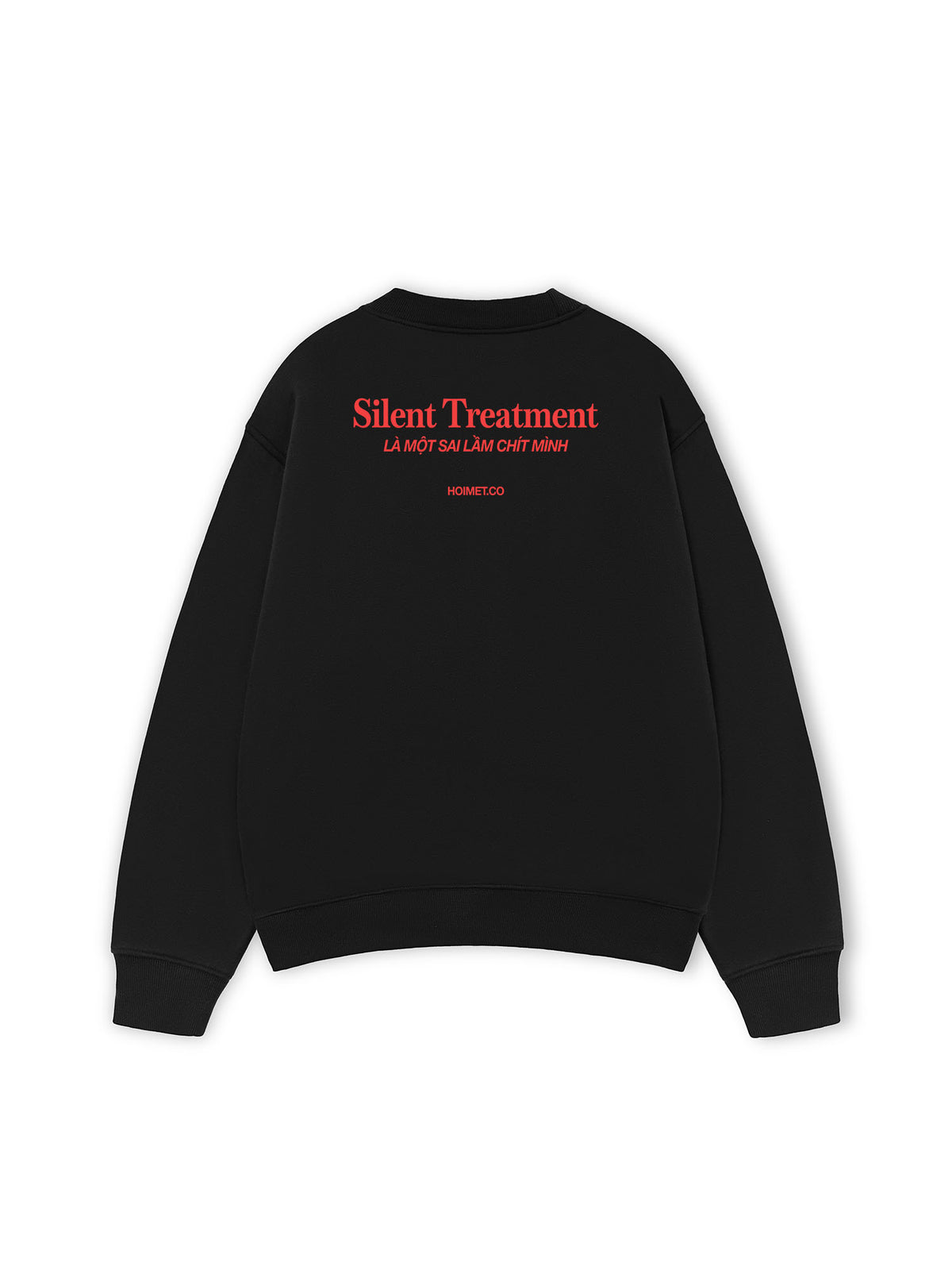 Áo Sweater Nỉ Hai Da Silent Treatment