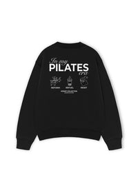 Áo Sweater Nỉ Hai Da In My Pilates Era