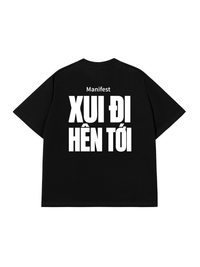 Áo Thun Relaxed Fit Xui Đi Hên Tới