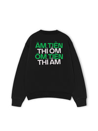 Áo Sweater Nỉ Hai Da  Ôm Tiền