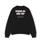 Áo Sweater Nỉ Hai Da Cú Trap Của Em