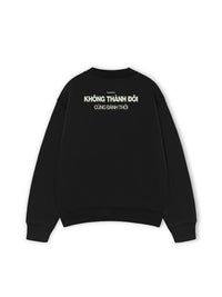 Áo Sweater Nỉ Hai Da Không Thành Đôi