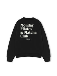 Áo Sweater Nỉ Hai Da Monday Pilates & Matcha