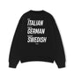 Áo Sweater Nỉ Hai Da  Eat Italian
