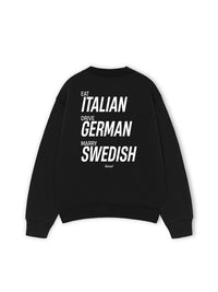 Áo Sweater Nỉ Hai Da  Eat Italian