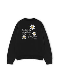 Áo Sweater Nỉ Hai Da Hoa Khó Trồng