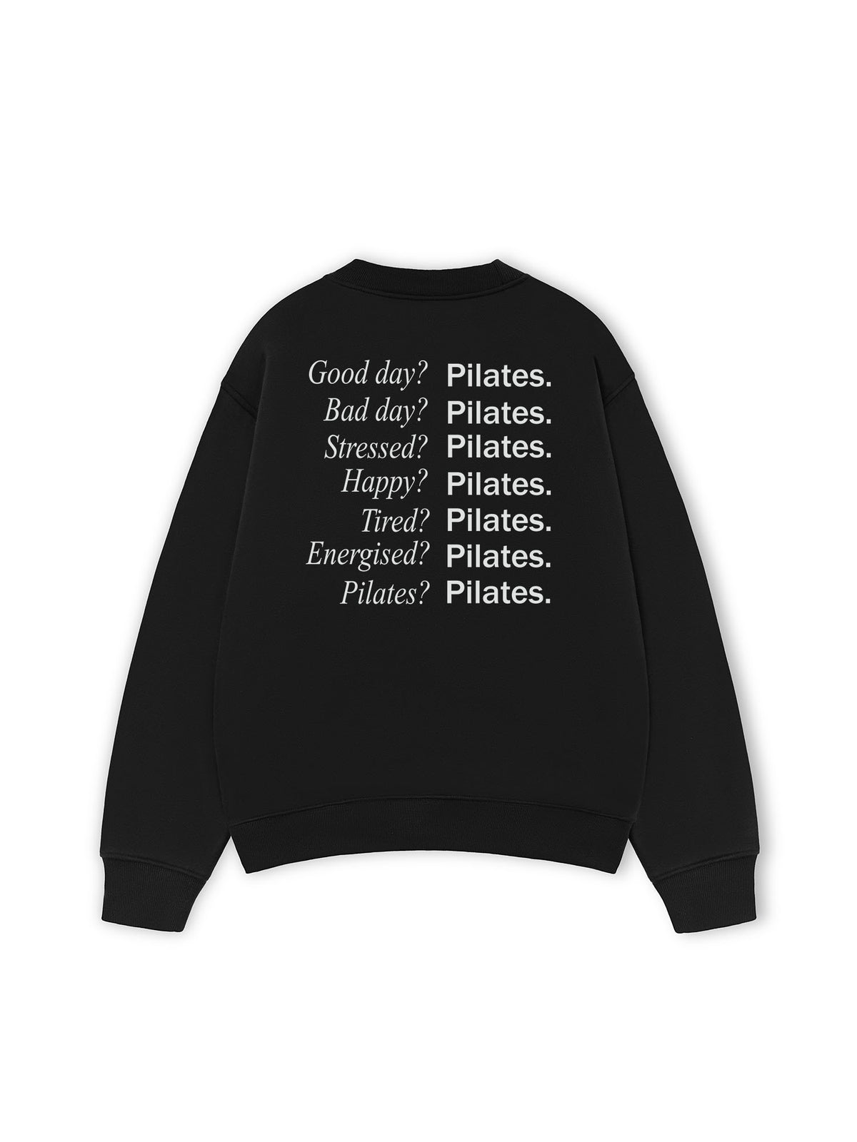 Áo Sweater Nỉ Hai Da  Pilates Hoimet