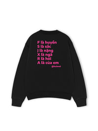 Áo Sweater Nỉ Hai Da A Là Của Em