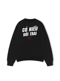 Áo Sweater Nỉ Hai Da Có Hiếu Với Trai