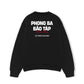 Áo Sweater Nỉ Hai Da Cú Trap Của Anh