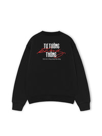 Áo Sweater Nỉ Hai Da Tư Tưởng Không Thông
