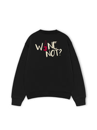 Áo Sweater Nỉ Hai Da Wine Not