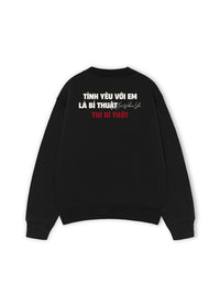 Áo Sweater Nỉ Hai Da Tình Yêu Với Em