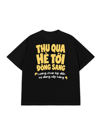 Áo Thun Relaxed Fit Thu Qua Hè Tới Đông Sang