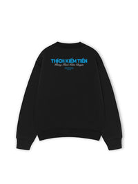 Áo Sweater Nỉ Hai Da Thích Kiếm Tiền
