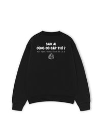 Áo Sweater Nỉ Hai Da Sao Ai Cũng Có Cặp Thế